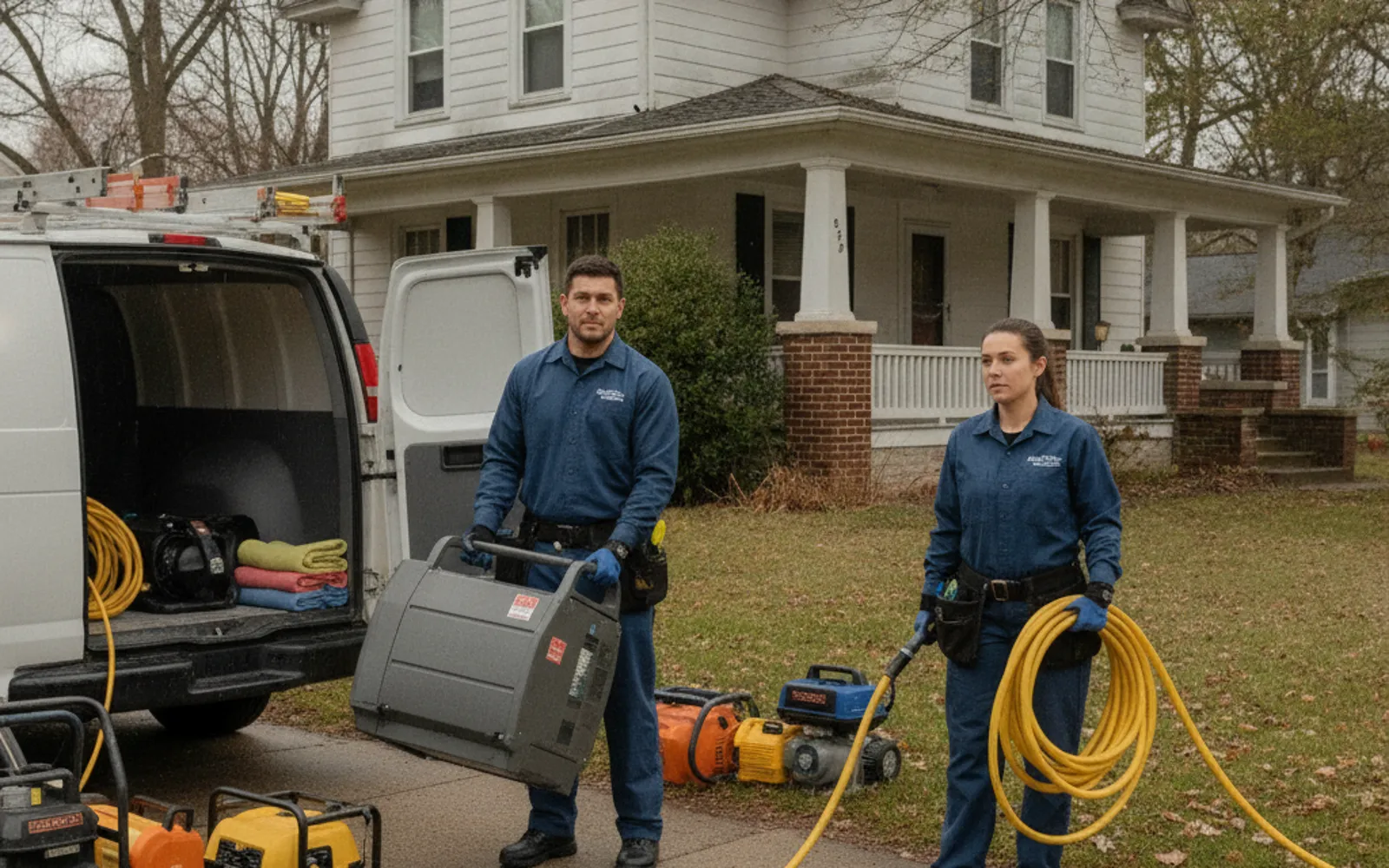 Toledo Water Damage Pros service crew